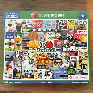 White Mountain Puzzle - I Love Ireland - 1000 pcs